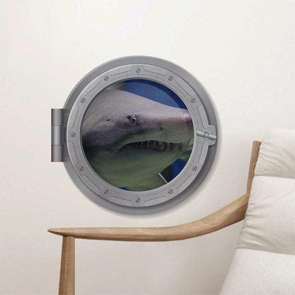 

wall stickers 1pc washing machine beautifying cartoon undersea animal bathroom home pvc decorative