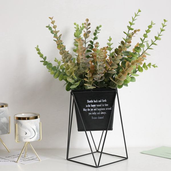 

artificial plastic wedding christmas eucalyptus flowers, family vases, decorative accessories