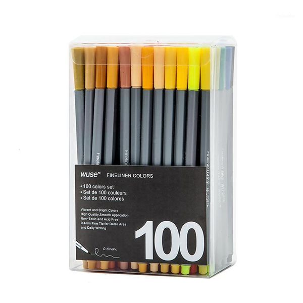

gift sets fineliner pens set 24/48/60/72/100 colors fine point color 0.4mm tip markers for drawing pen journaling1