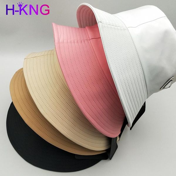 

2021 new pattern style luxury bucket hat ladies fashion designer basin hat nylon sun black outdoor travel, Blue;gray