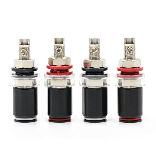 

smart power plugs 4pieces hi-end rhodium plated hifi speaker terminal binding post socket