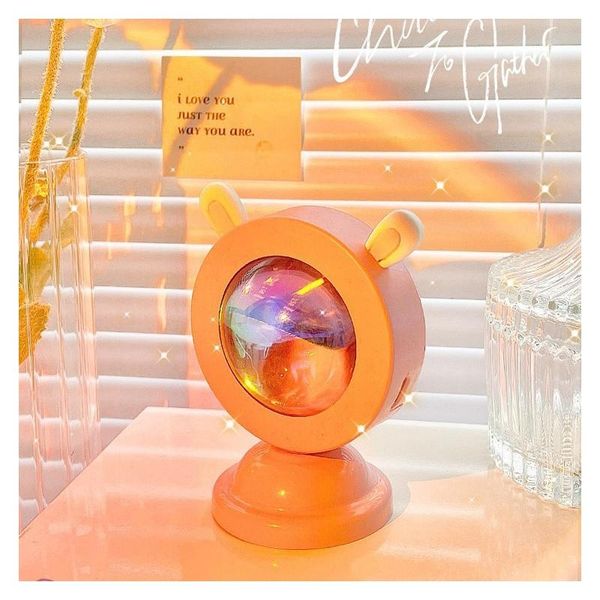 

party decoration ins kawaii sunset light po prop deskdawn living room projection rainbow table lamp night