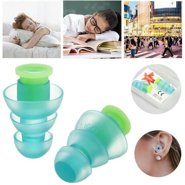 

nose clip 1 pair noise cancelling hearing protection earplugs for concerts musician motorcycles reusable silicone ear plugs