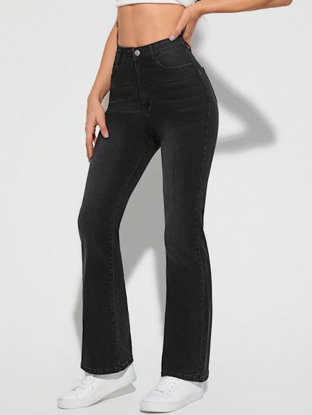 

dark wash bootcut jeans s8n8#, Blue