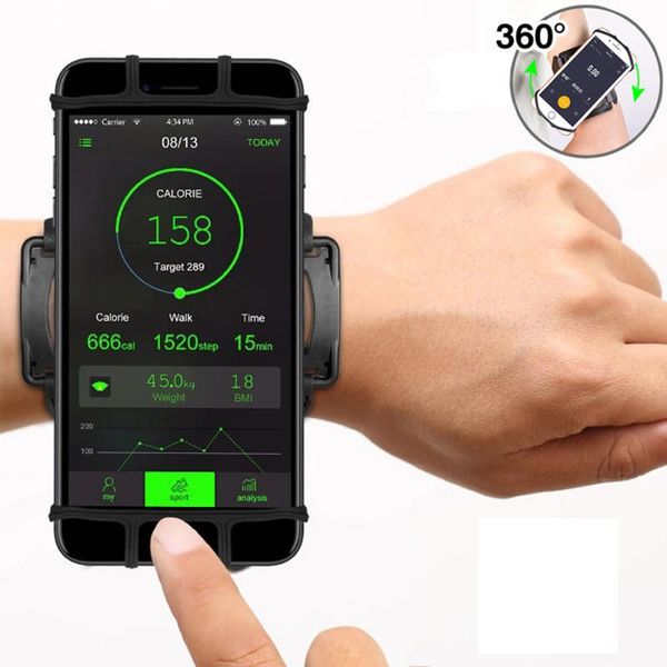 

outdoor bags 4-6in running belt bag phone armband pouch strap jogging sport gym arm band cuff telephone for fitness accessories
