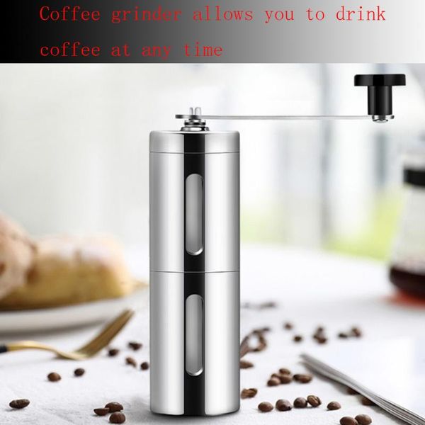 

manual coffee grinders grinder conical burr mill brushed stainless steel tea