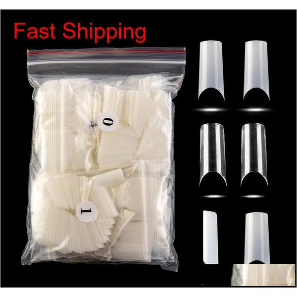 

professional 500pc coffin long ballerina/stiletto nail tips full cover diy false nail acrylic press on fake nails qylczv bdenet, Red;gold