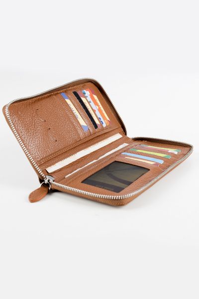 

deepsea zipper leather credit card wallet 1801300, Red;black