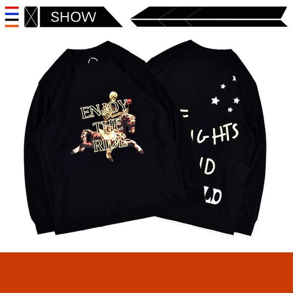 

men's hoodies & sweatshirts travis scocactus jack festival french, Black