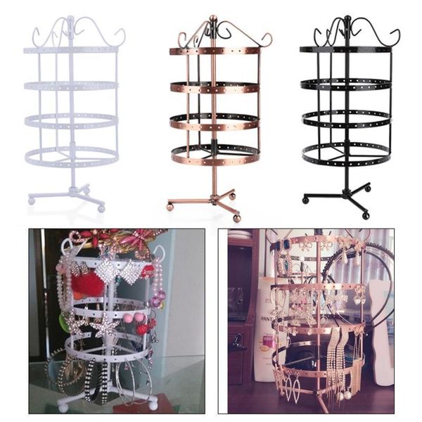 

hooks & rails 4th floor multifunction durable sturdy earring holder jewelry display stand rack party store family bathroom bedroom