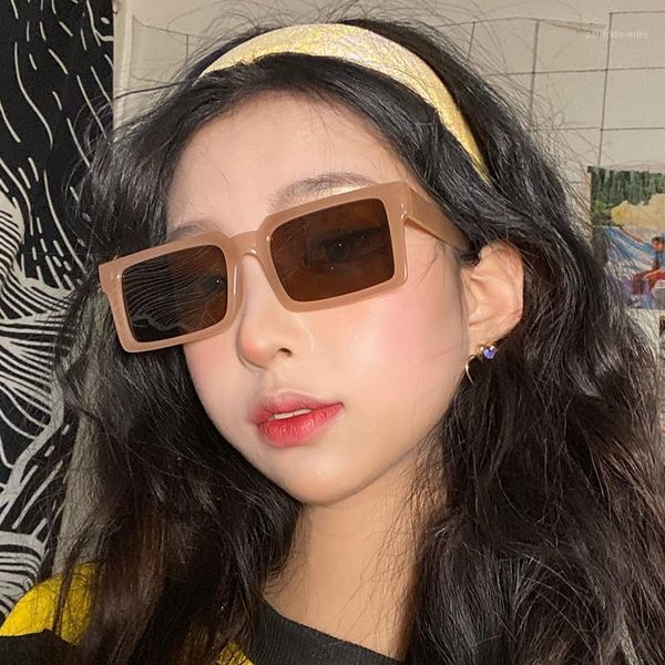 

sunglasses vintage brand women retro designer colorful square luxury punk sun glasses rectangle eyewear female, White;black