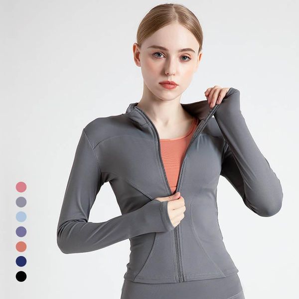 

yoga outfit women fitness workout training exercise gym t shirts lady sport sweatshirt hoodies running jacket tees outer wear coat