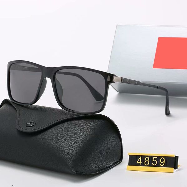 

sunglasses square plate combination frame uv400 lens with box, White;black