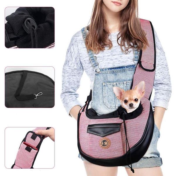 

1pc carry bag portable travel outdoor pet dog carrier bag for puppy kitten