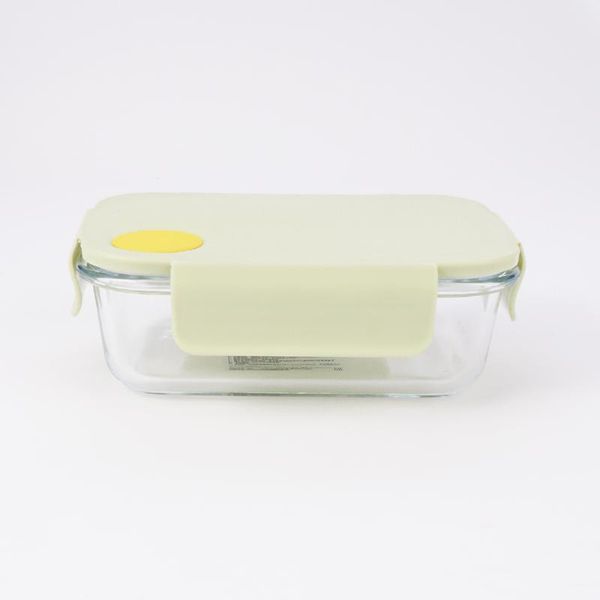 

dinnerware sets 680ml tableware home outdoor lunch box microwave container glass leadproof rectangular fresh-keeping