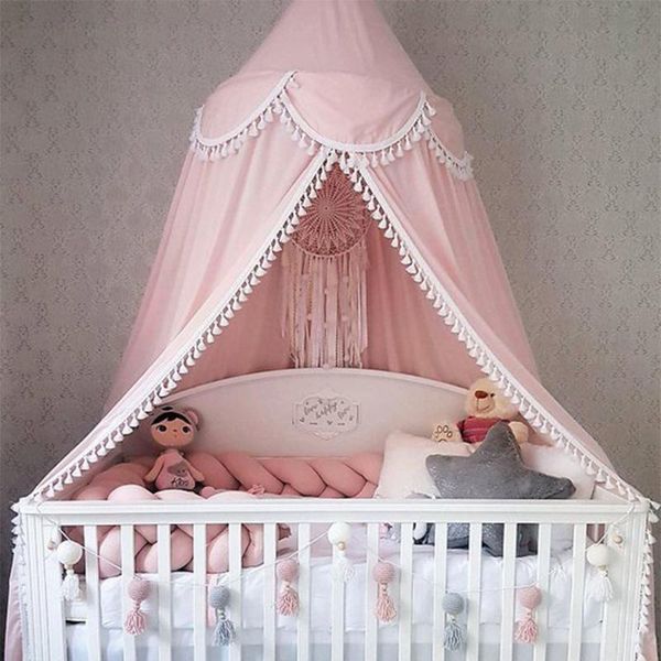 

fringe 3d chiffon feather ball lace tent children's dome bed tent crib petal mosquito netting home decoration security for kids