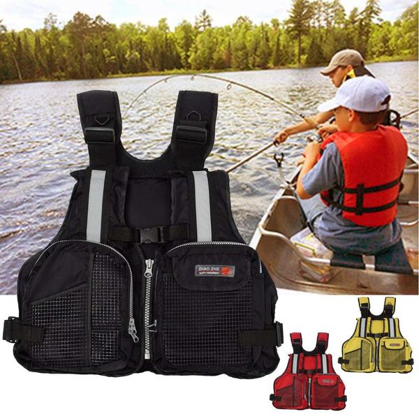 

nylon life jacket vest for outdoor rafting swimming fishing boating drifting survival suit swimwear water sport safety