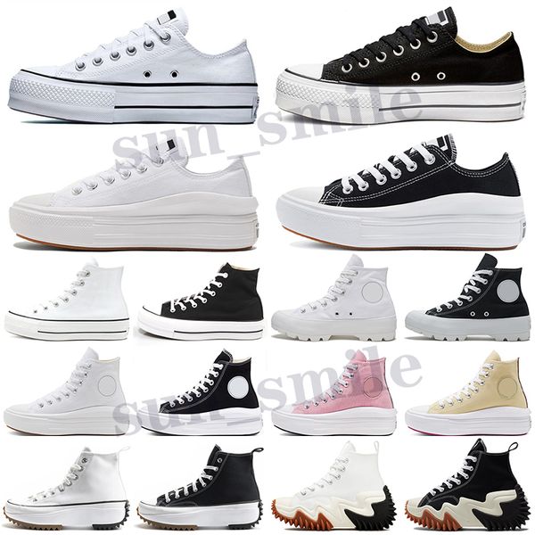

classic canvas men womens casual shoes sneaker platform shoe triple black white high low mens women sport sneakers size 36-40