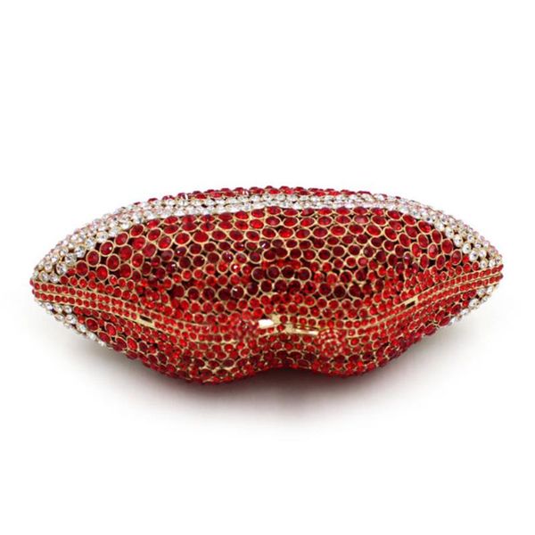 

evening bags xiyuan brand ladies luxury lips diamond dinner banquet cross body bag chain full handbag shoulder gifts