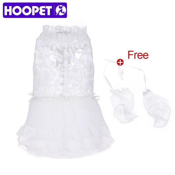 

dog apparel hoopet dress pet clothes for small wedding skirt puppy clothing spring summer pets cloth