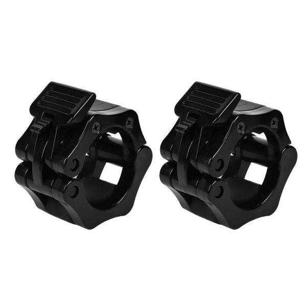 

accessories 1pair 3cm fast barbell buckle dumbbell bar durable plastic safety lock dumbell clips clip head black