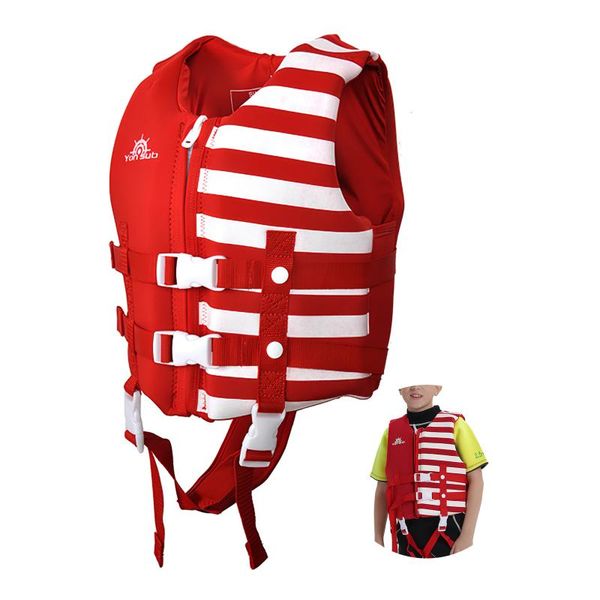 

pool & accessories children life vest multifunctional baby sunscreen red life-saving suit foam big buoyancy colorful for swimming boating