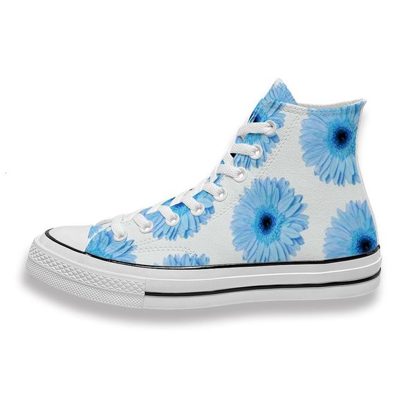 

custom printed be daisy sneakers high mens womens running shoes skateboard diy trainers canvas casual shoe