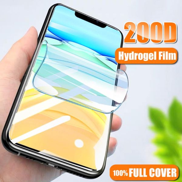 

9d soft full cover for 11 pro max hydrogel film phone screen protector for 11 protective film not glass smartphone