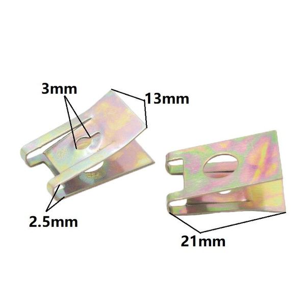 

other vehicle tools kalili 50pcs silver metal gasket automotive fasteners retainer clip accessories