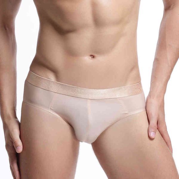 

new four seasons comfortable and breathable thin triangle underwear men's fashion, White;black