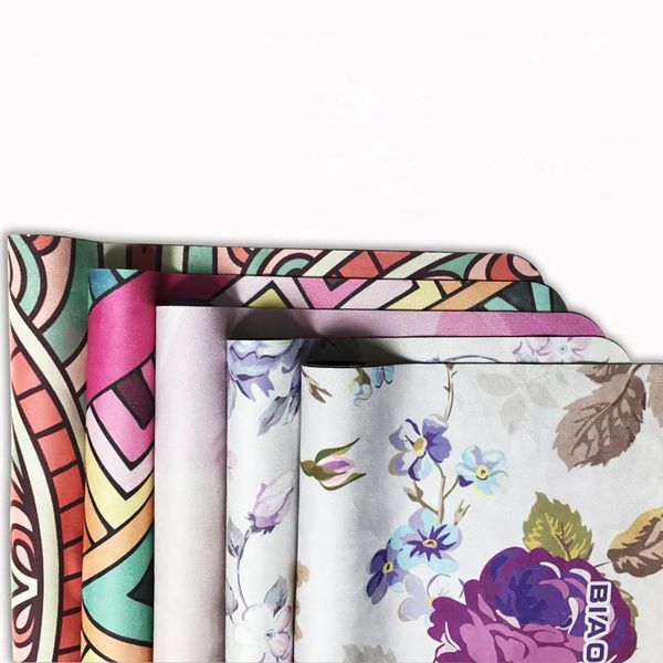 

yoga mats suede rubber mat 1.5mm portable folding non-slip eco-friendly lightweight