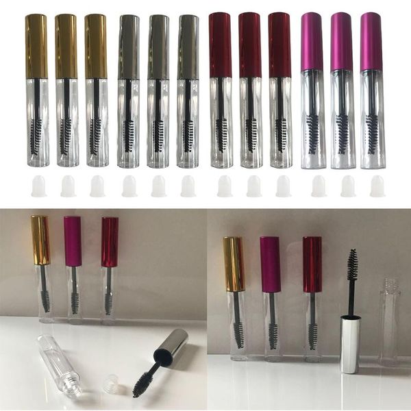 

storage bottles & jars 3pcs 10ml empty plastic mascara tube with eyelash wand, diy