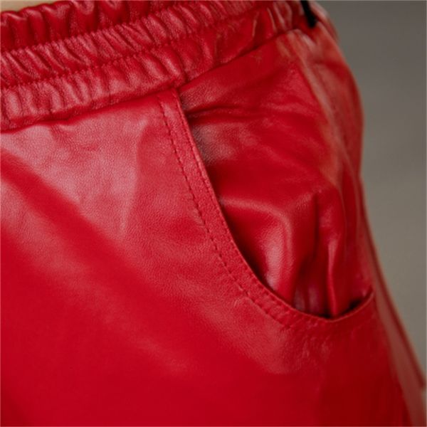 

2021 new fashion royal sheep leather pants bp43 2iwf, Black;white