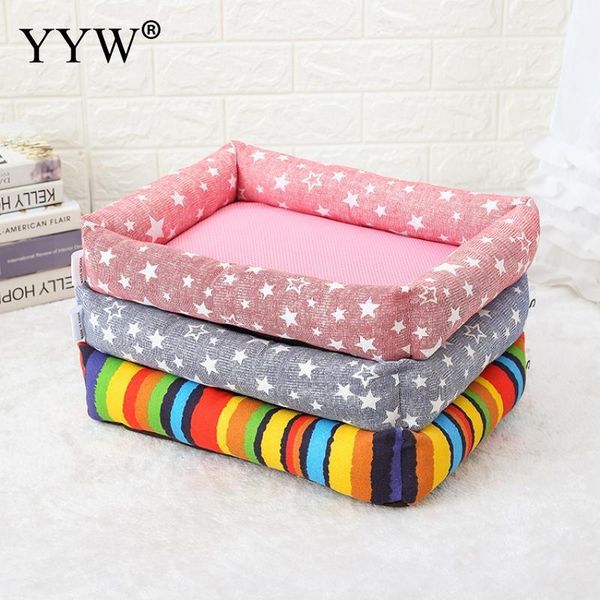 

creative dog basket pad canvas mat pet dog bed mat cushion waterproof warm soft bed house product for cat beds pet supplies