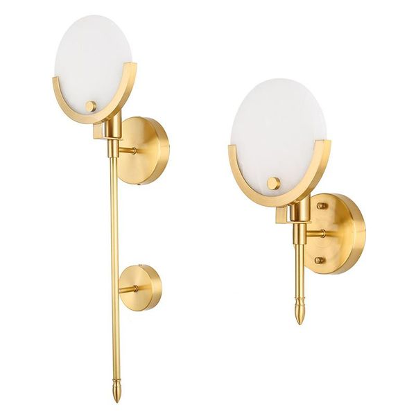 

wall lamps all copper american living room lamp bedroom bedside aisle nordic postmodern staircase