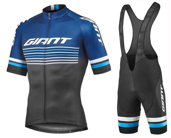 

racing sets cycling jersey set summer breathable bicycle suit anti-uv men bike clothing with 5d padded bib pants, Black;blue