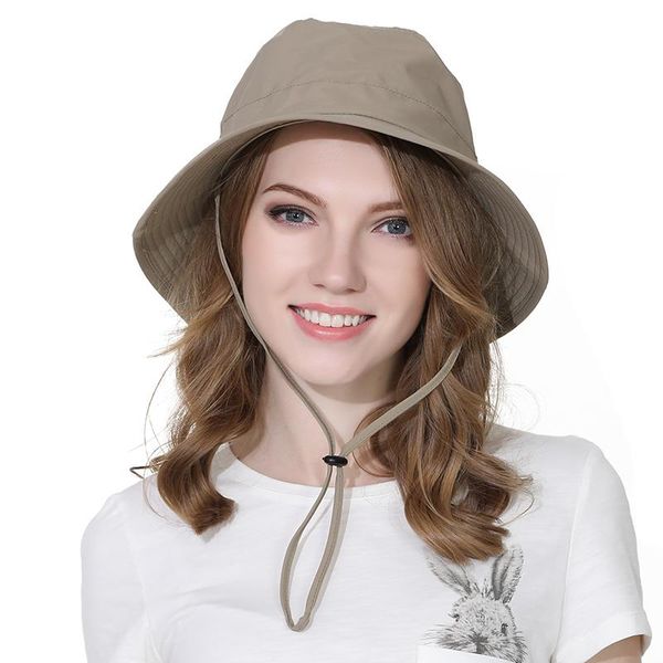 

cloches outfly 2021 outdoor sports anti-hit hat camouflage army casual solid cotton wind rope spring and summer, Blue;gray