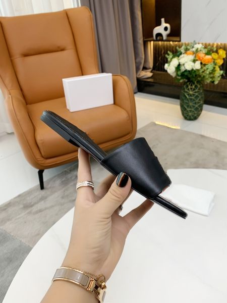 

flat solid black design fashion slippers fretwork heels sandals learher sandal beach must have shoes