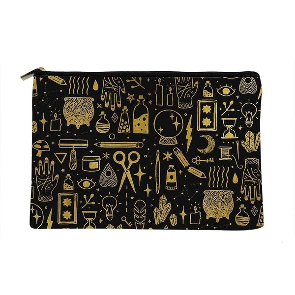 

cosmetic bags & cases women make magic things printed up bag fashion cosmetics organizer for travel colorful storage lady