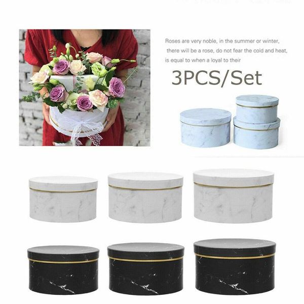 

gift wrap 1/3pcs flowers box bucket rose florist wedding party packing cardboard packaging bag for candy cake birthday