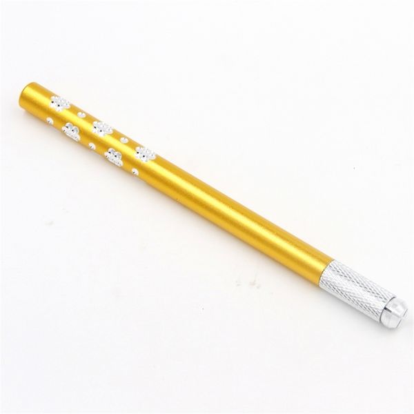

1pcs tebori tattoo makeup permanent caneta tatuagem manual pen with 2pcs blades ing