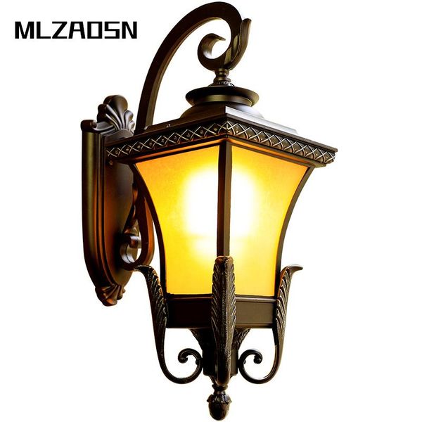 

outdoor wall lamps nordic style antique led light waterproof aluminum balcony staircase corridor courtyard lamp