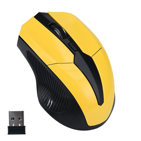 

2.4g wireless mouse portable optical 4 buttons 2000 dpi ergonomic mice for computer pc lapdesksupport to print logo wholesale
