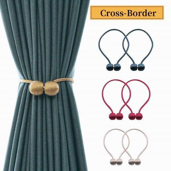 

other home decor 2pc curtain magnet buckle modern minimalist no perforation installation earphone decoration