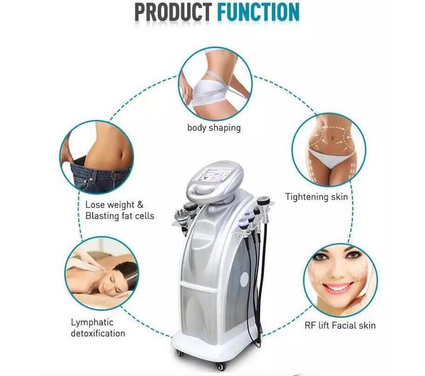 

salon use slimming 7 in 1 massager 80k ultrasonic vacuum rf skin tightening cavitation weight loss machine