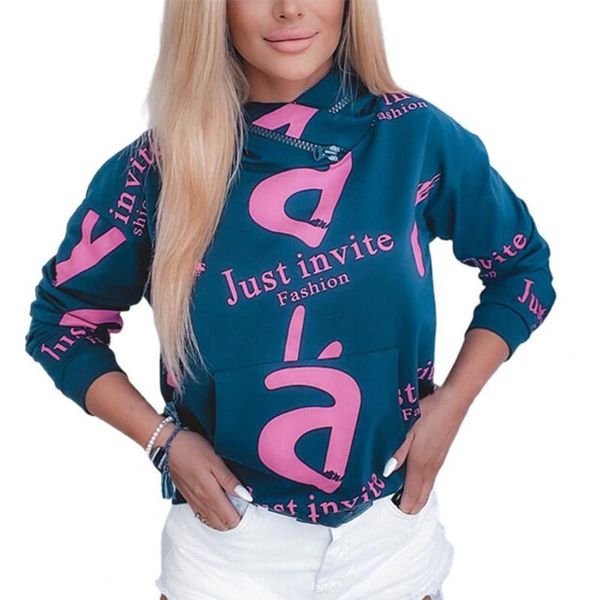 

running jerseys hooded casual all-match women zipper pocket hoodies for daily wear, Black;blue