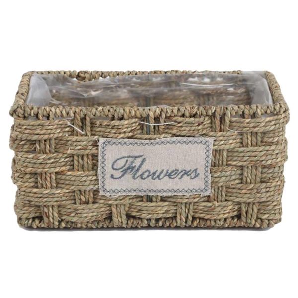 

storage baskets multi flower basket planter home decoration natural weave multiple use hand woven ornaments brocade ornament holder