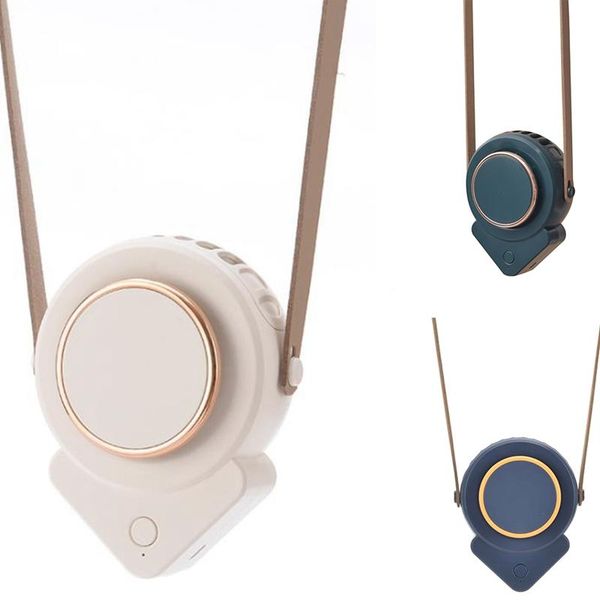

hanging waist fan usb charging hanging neck fan mini handheld multi-function portable desksmall