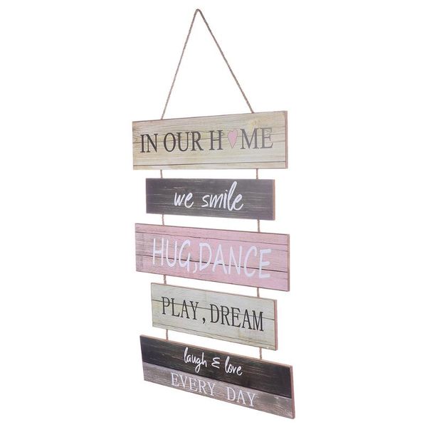 

1pc wooden wall hangings decorative hanging sign creative home adornment