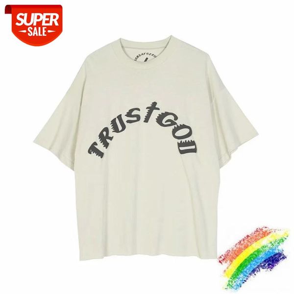 

3d foam trust god kanye west sunday service holy spirit cpfm.xyz t shirt men women streetwear tees kanye west t-shirt #z748, White;black